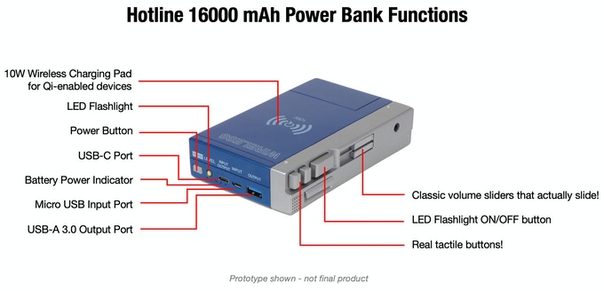 Hotline 16000 Power Bank