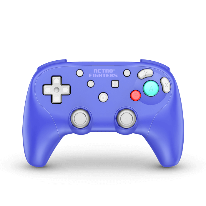 Retro Fighters Purple BattlerGC Wireless GameCube Controller - Works With Switch & PC Too!